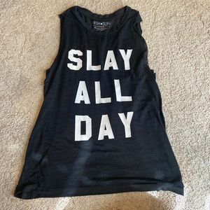 New black/white tank